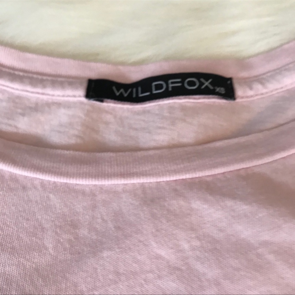 Wildfox T-Shirt Pink Keep Your Hands Off My Frites
Size XS - Picture 5 of 9